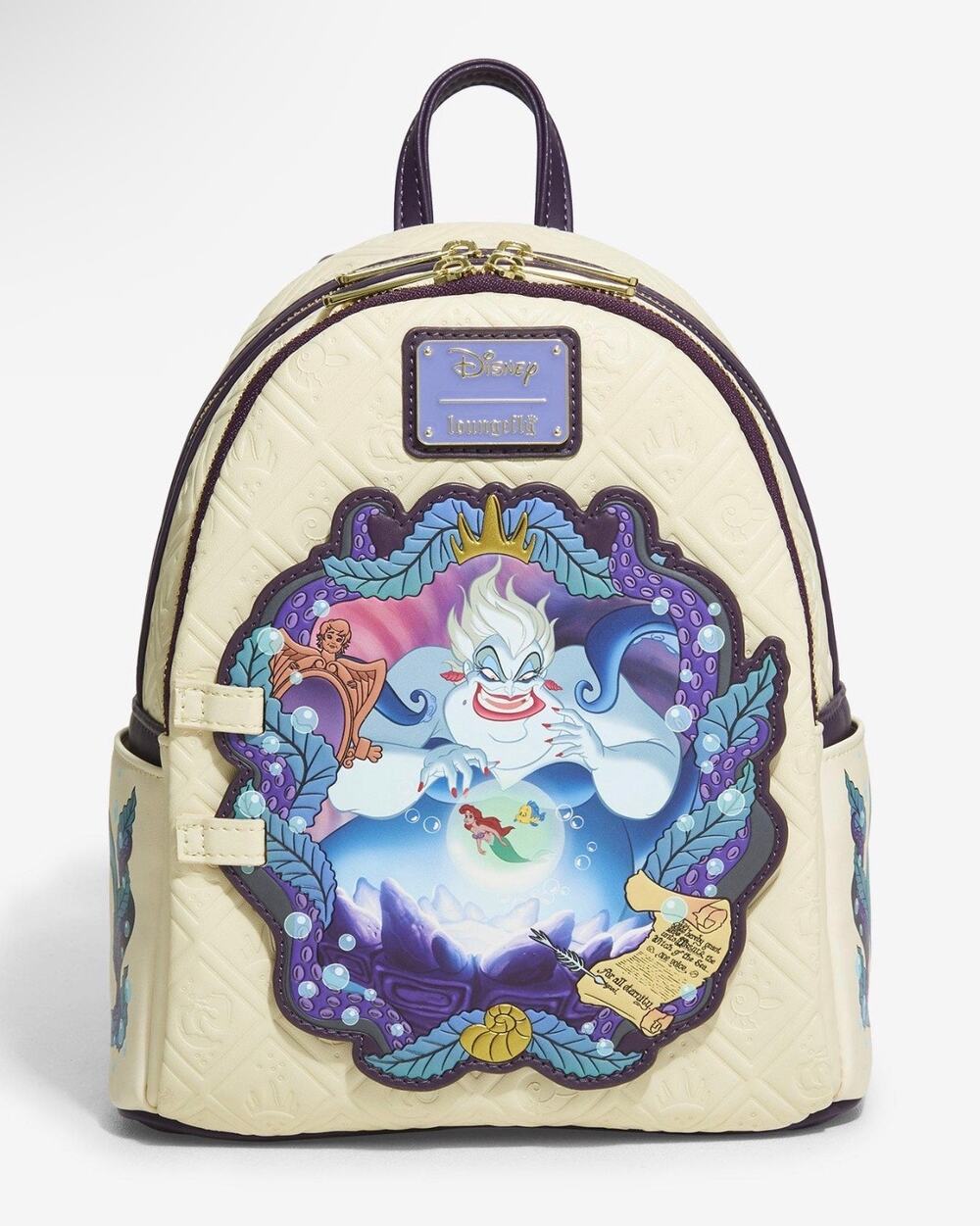 Loungefly Disney Ursula Magical Projection Door Mini Backpack Exclusive NWT